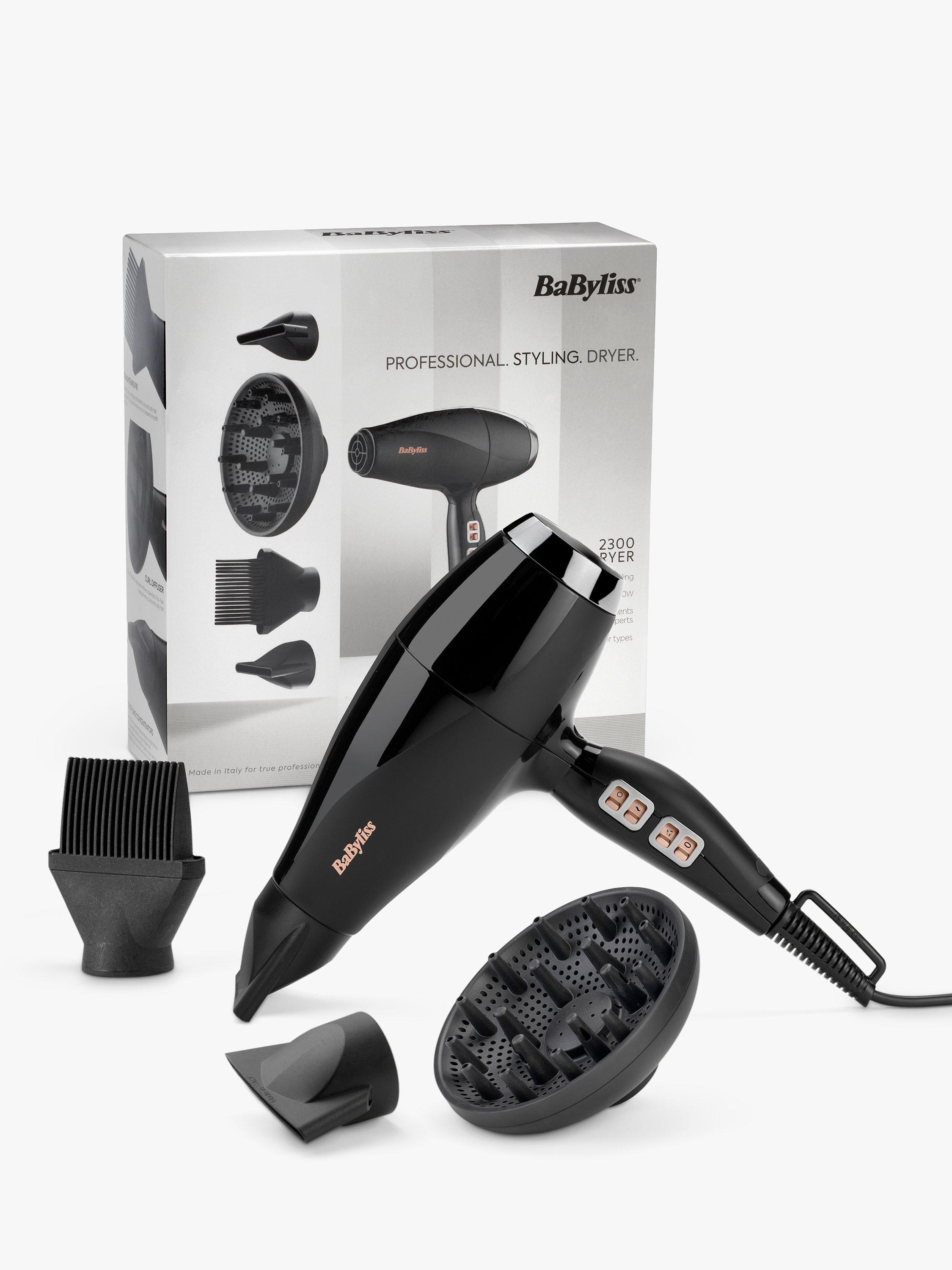 Product image 7 of 10, which shows BaByliss 2300 Styler Dryer Professional Hair Dryer, Black