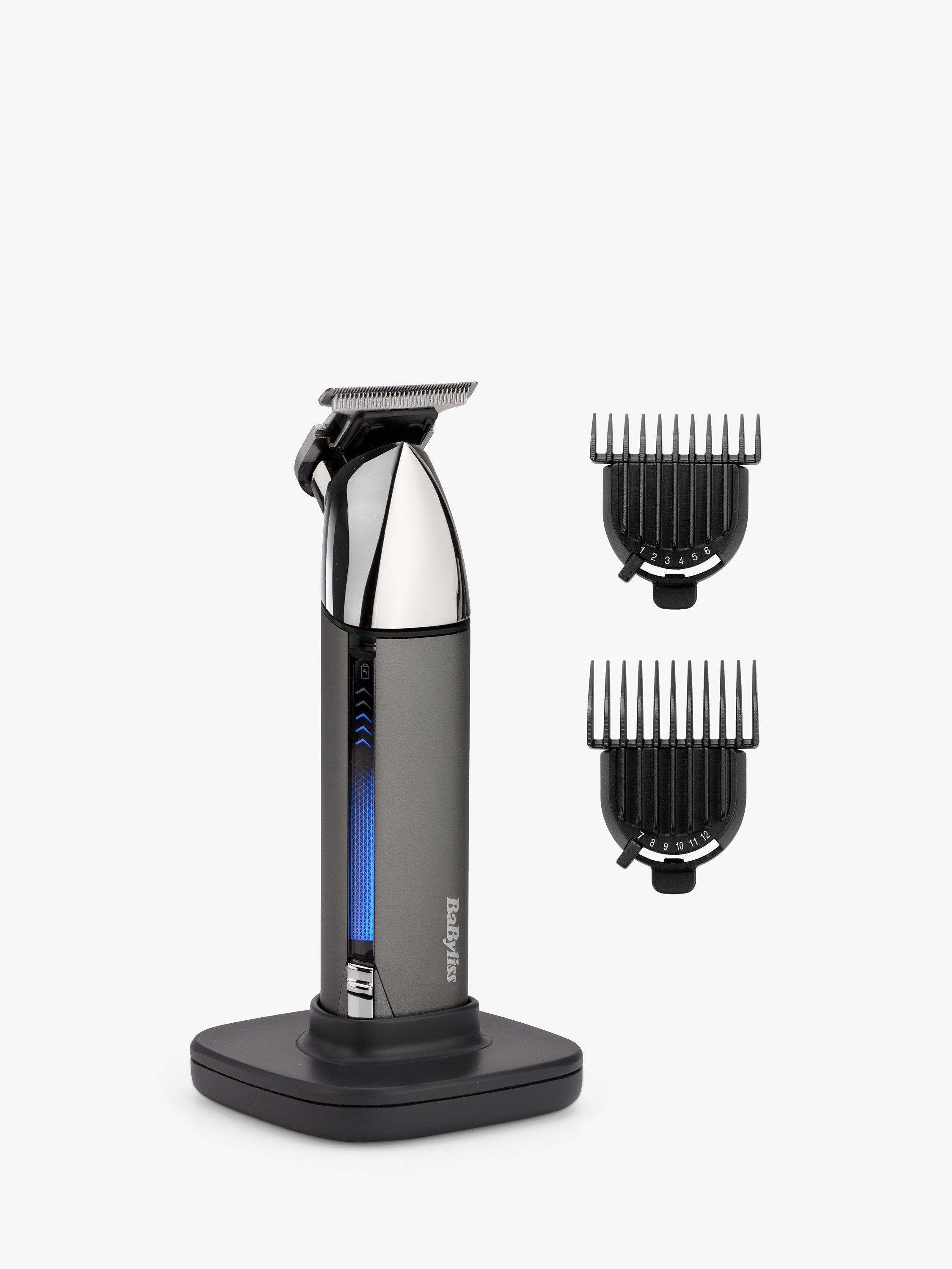 Babyliss Super-X Metal Beard & Stubble Trimmer, Grey/Chrome