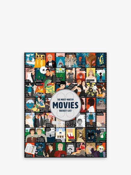 Ridley's 50 Must-Watch Bucket List Movies Jigsaw Puzzle, 1000 Pieces, Multi
