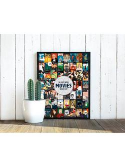 Ridley's 50 Must-Watch Bucket List Movies Jigsaw Puzzle, 1000 Pieces - view 2, Multi