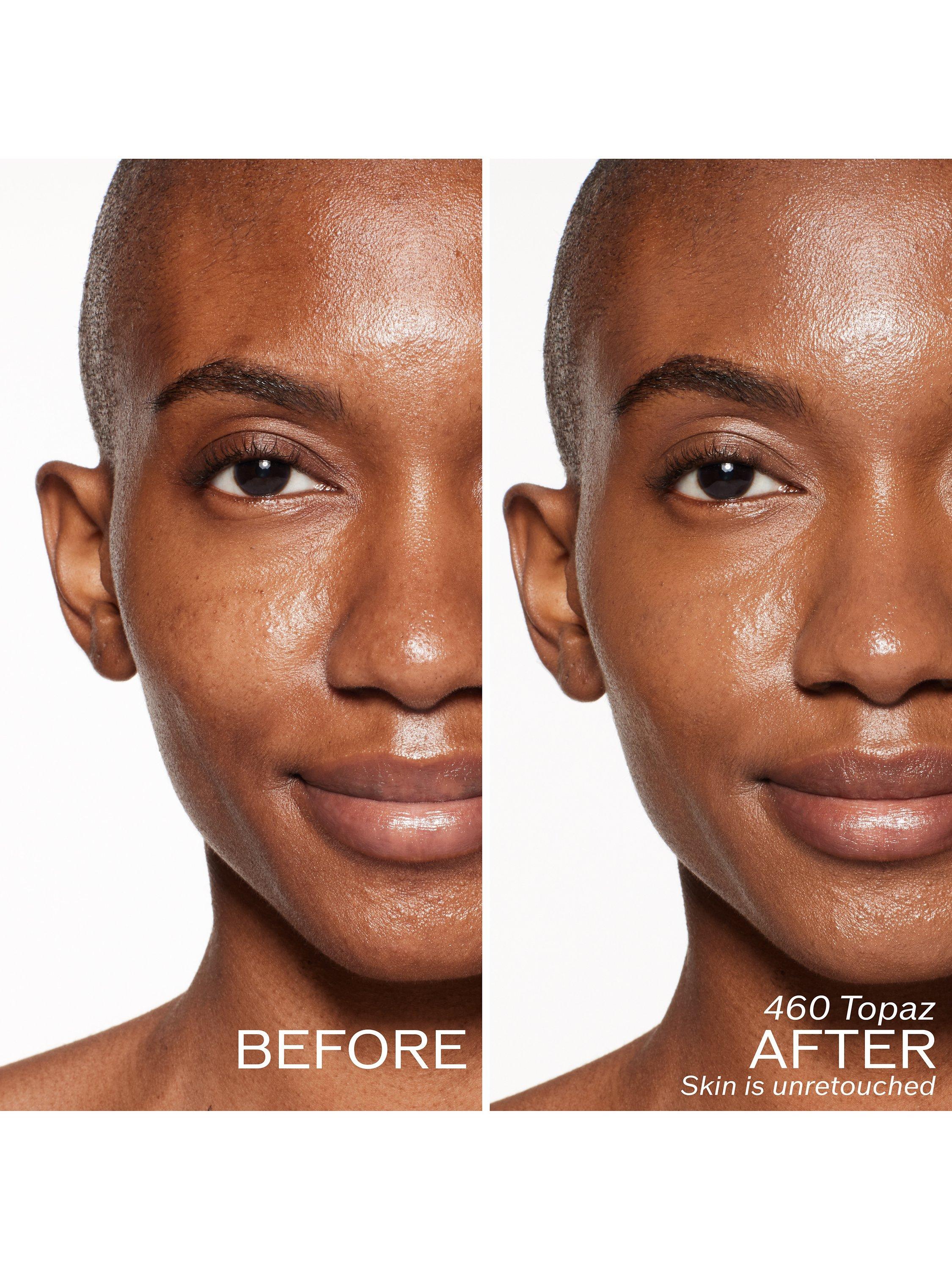 Product image 3 of 8, which shows Shiseido RevitalEssence Glow Foundation, Topaz 460
