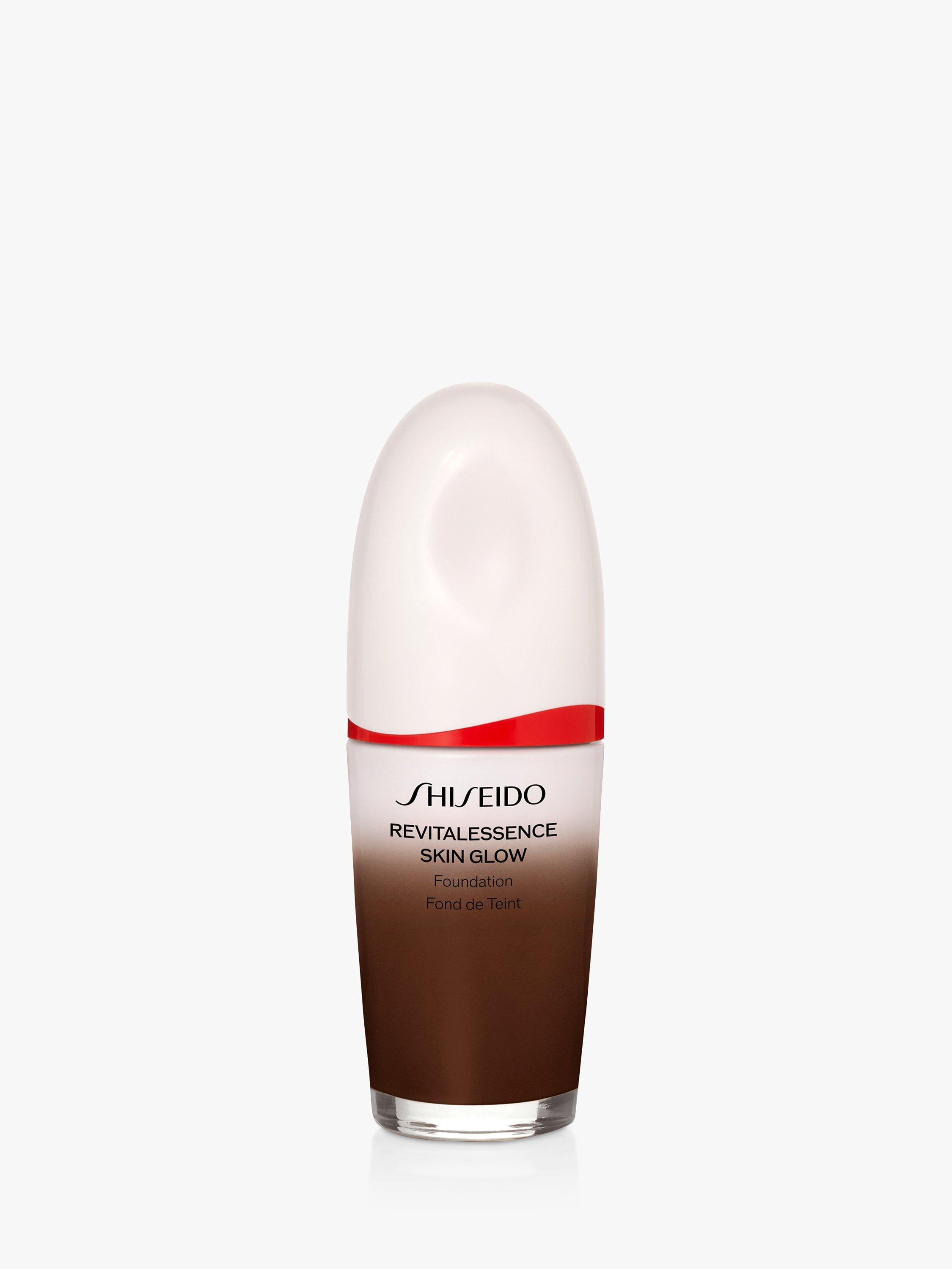 Product image 1 of 8, which shows Shiseido RevitalEssence Glow Foundation, Obsidian 560
