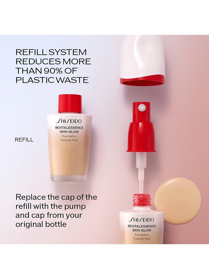 Product image 7 of 8, which shows Shiseido RevitalEssence Glow Foundation, Obsidian 560