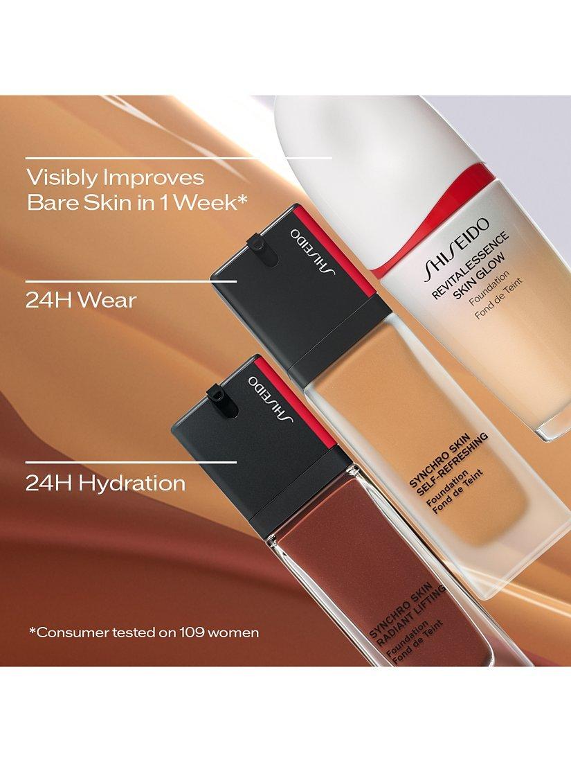 Product image 6 of 8, which shows Shiseido RevitalEssence Glow Foundation, Cedar 430