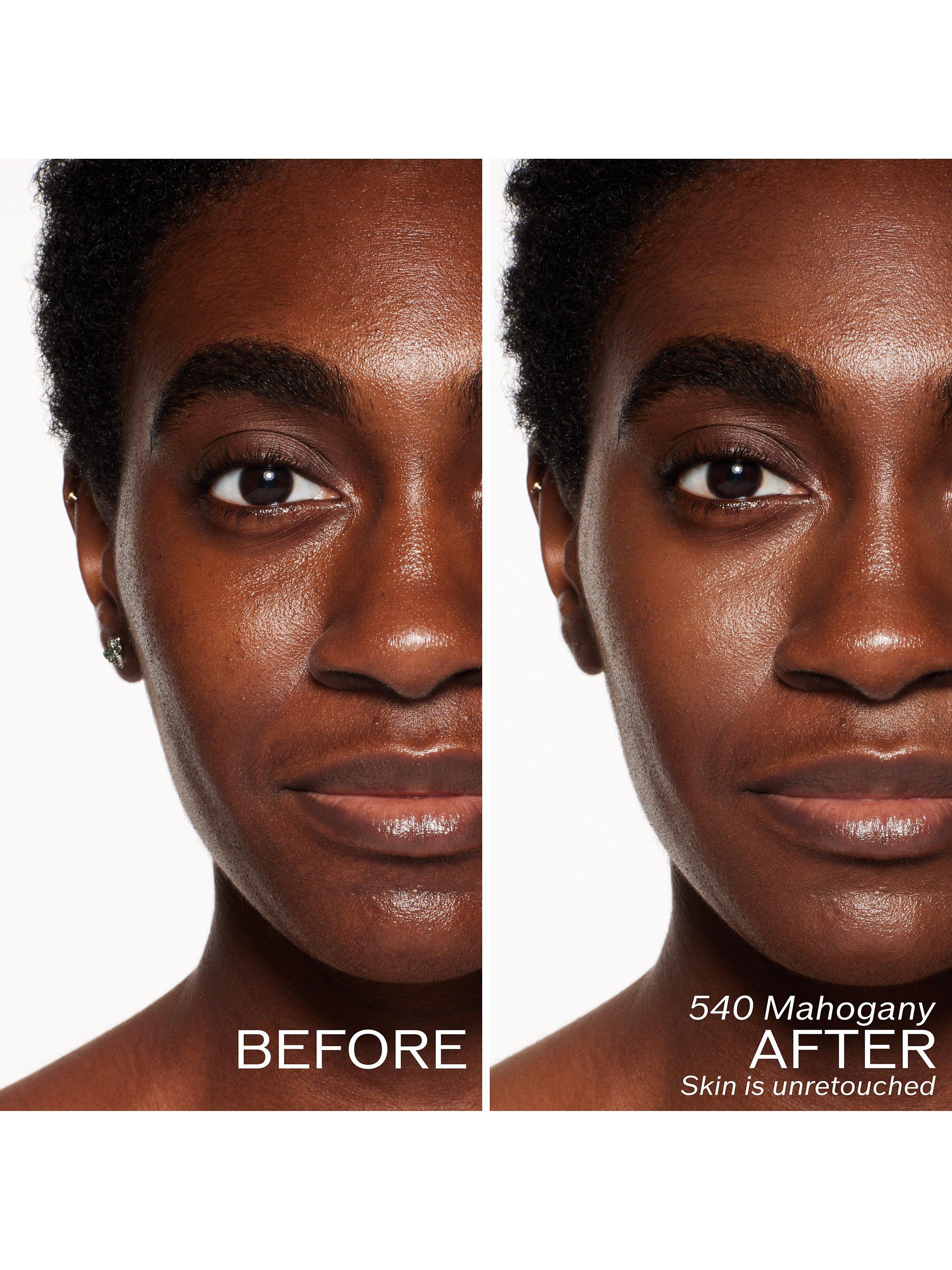 Product image 3 of 8, which shows Shiseido RevitalEssence Glow Foundation, Mahogany 540