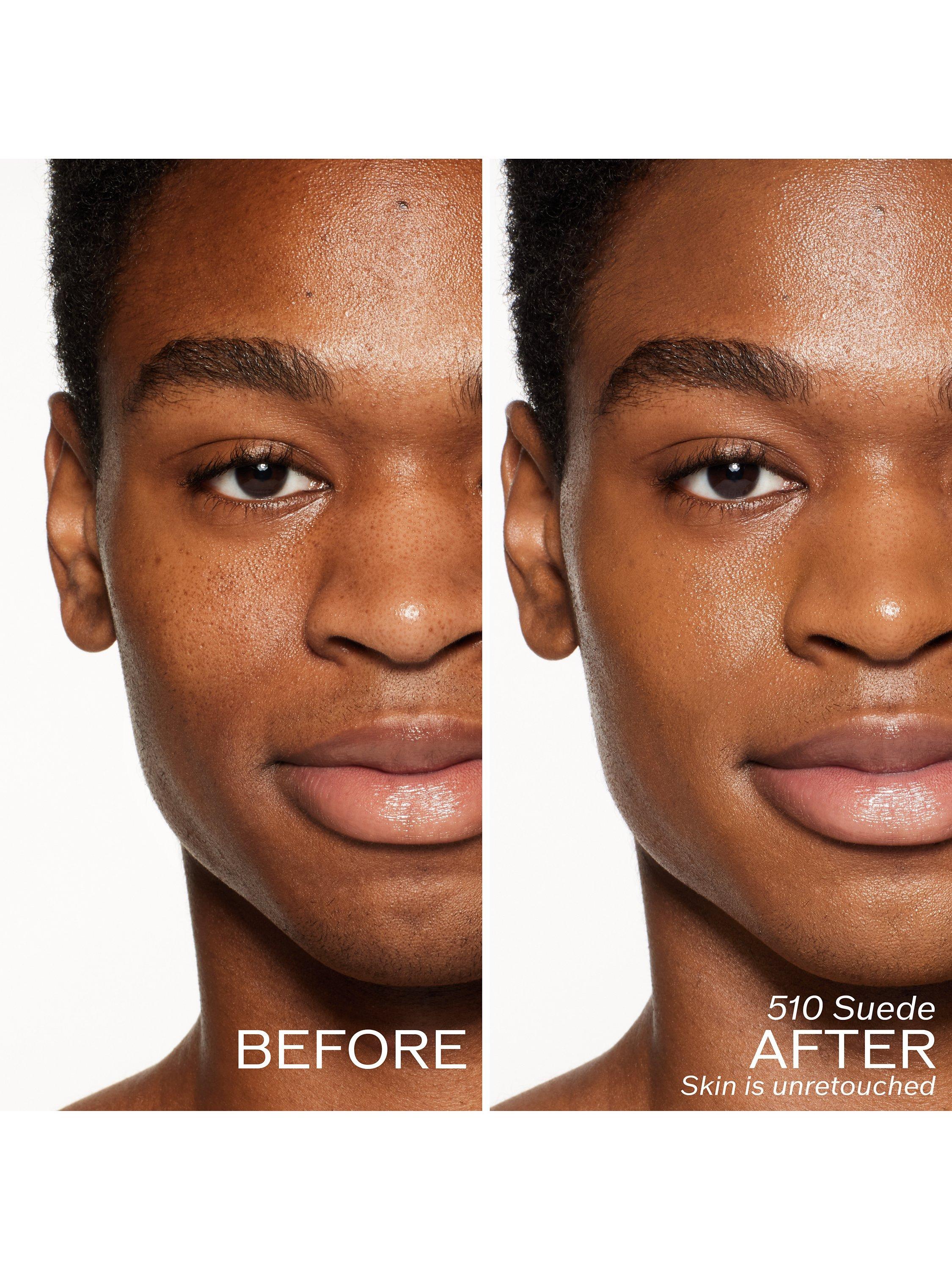 Product image 3 of 8, which shows Shiseido RevitalEssence Glow Foundation, Suede 510