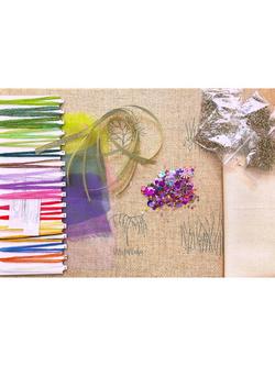 Rowandean Lavender Pockets Embroidery Kit - view 2, Multi