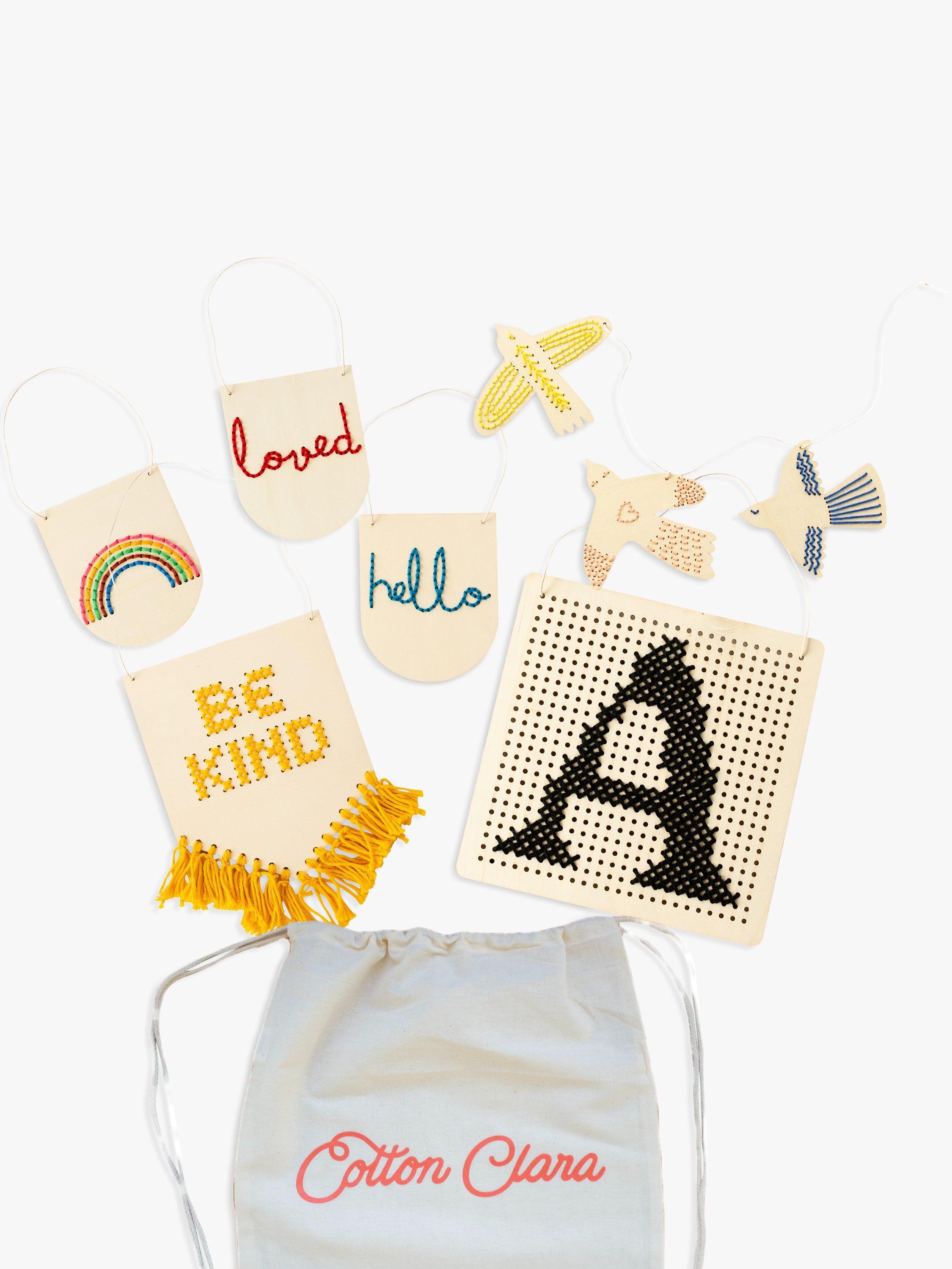 Cotton Clara Children's Embroidery Kit Bundle