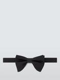 Kin Oversized Ready Tied Silk Blend Bow Tie, Black