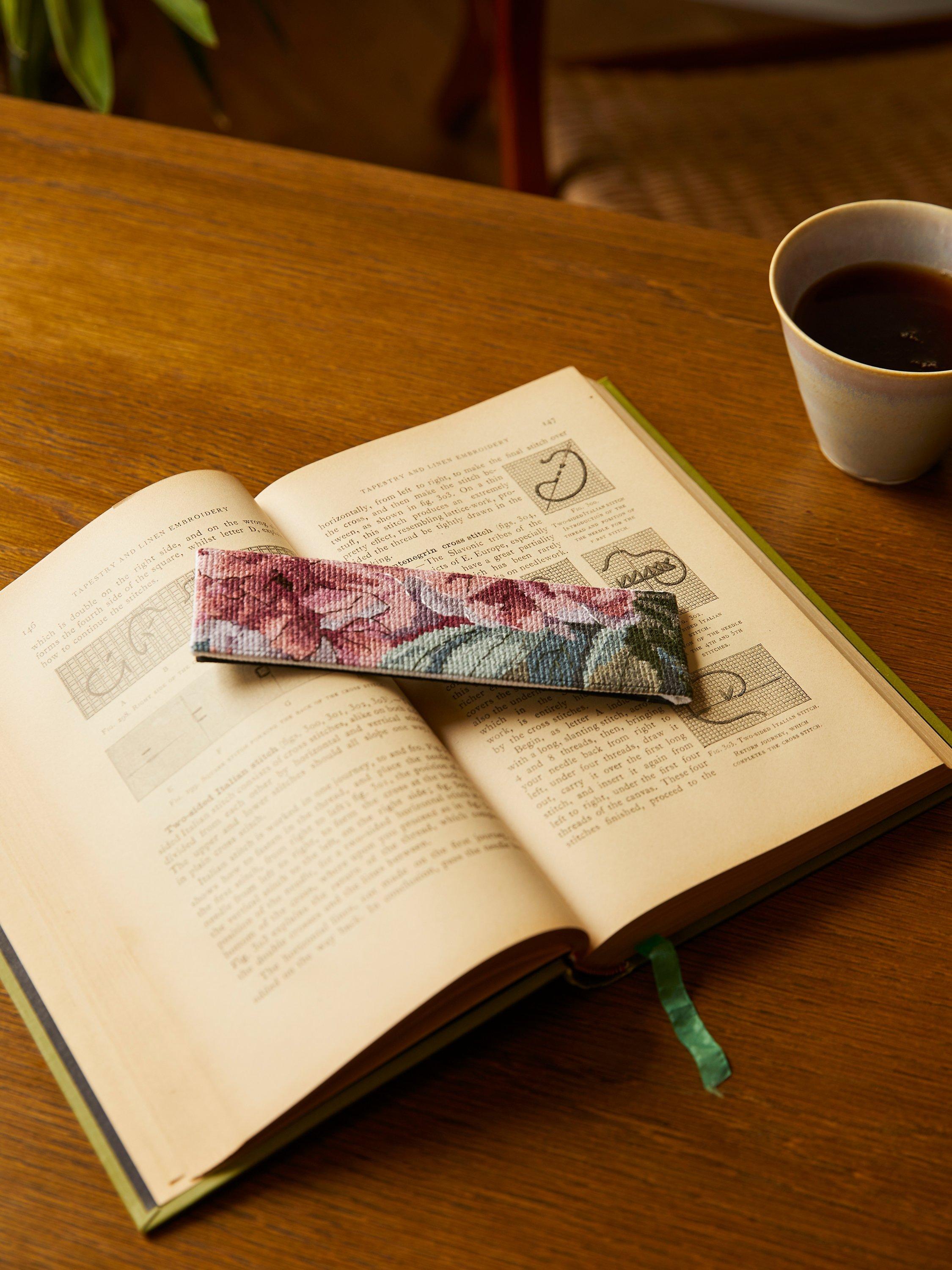 DMC Peony Bookmark Cross Stitch Kit