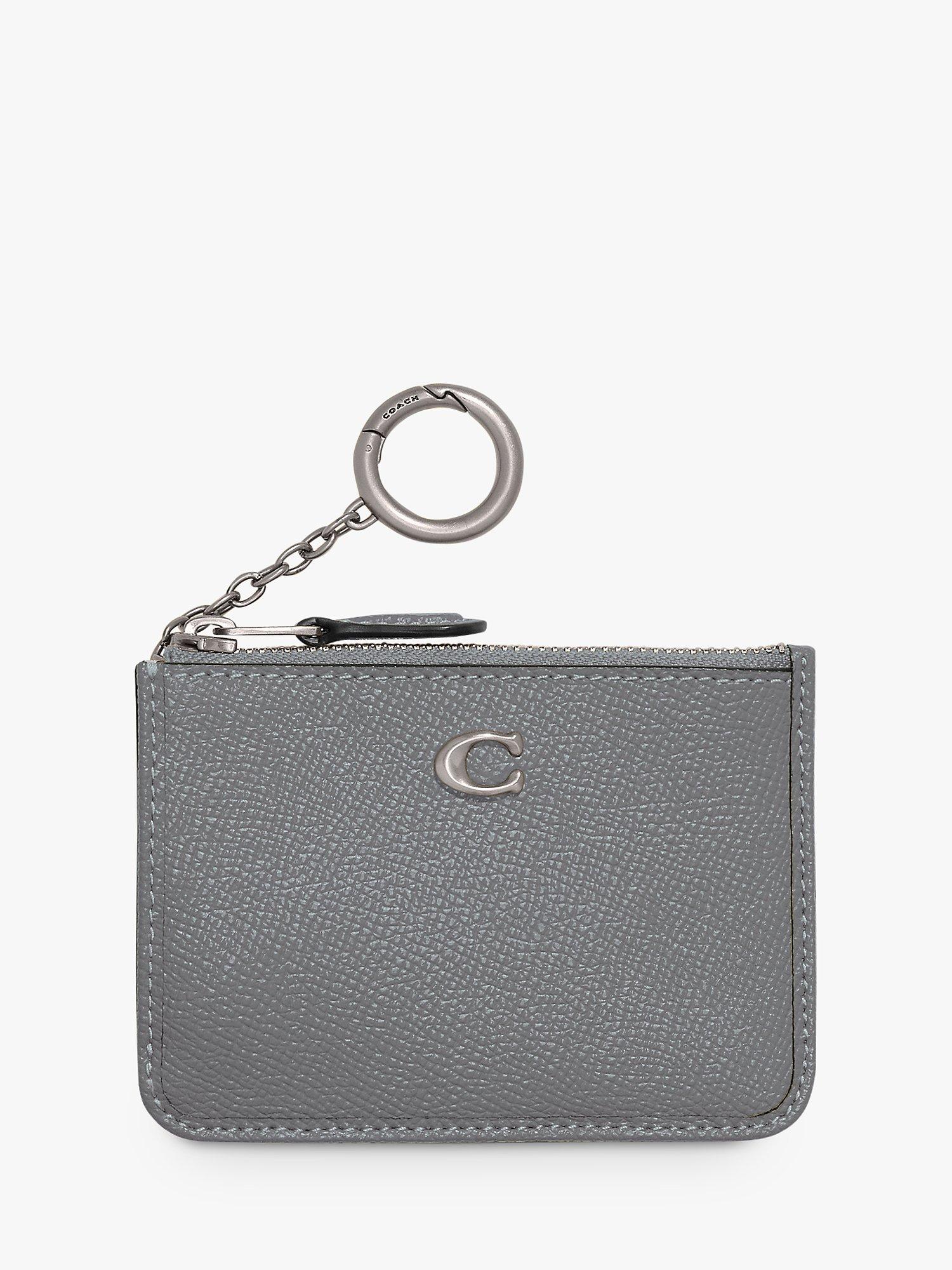 Coach Cross Grain Leather Mini ID Skinny Purse