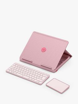 Logitech Casa Pop-Up Desk with Wireless Keyboard & Touchpad, Rose