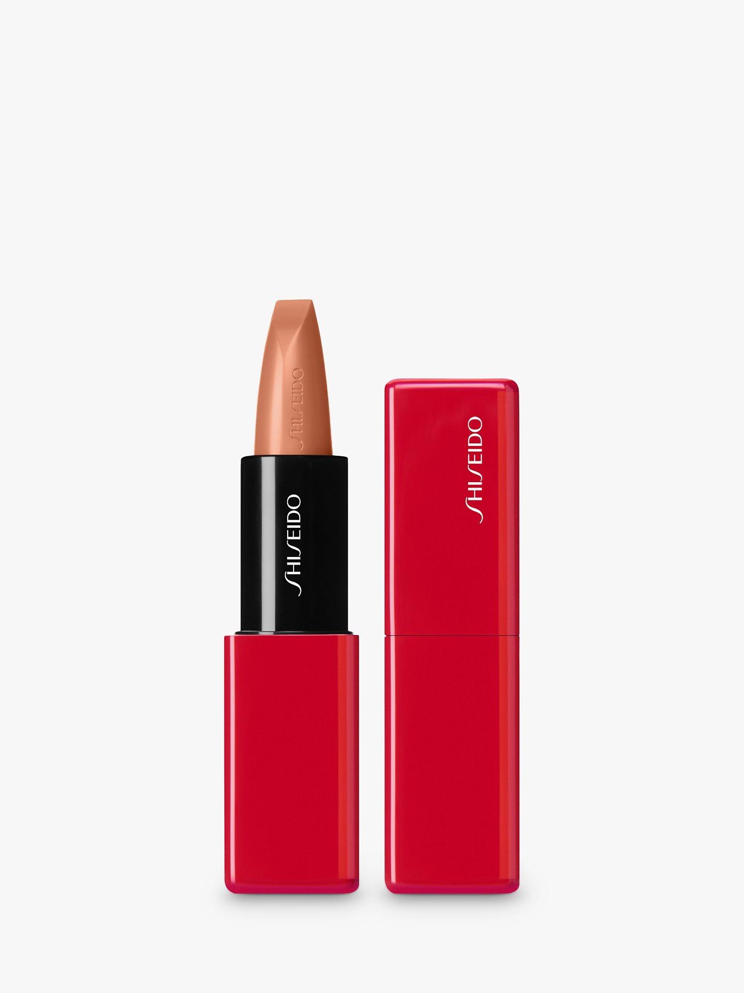 Product image 1 of 6, which shows Shiseido Technosatin Gel Lipstick, 403 Augmented Nude