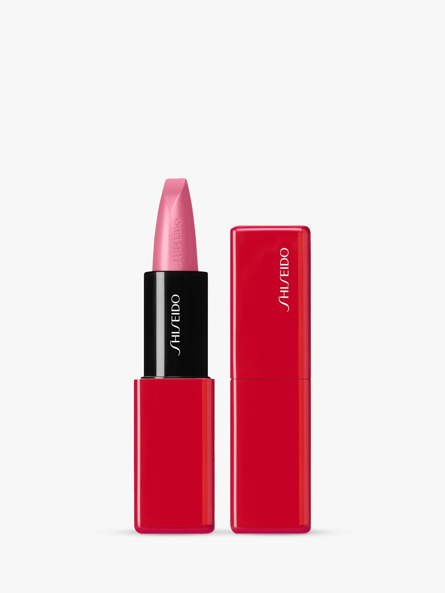 Product image 1 of 6, which shows Shiseido Technosatin Gel Lipstick, 407 Pulsar Pink