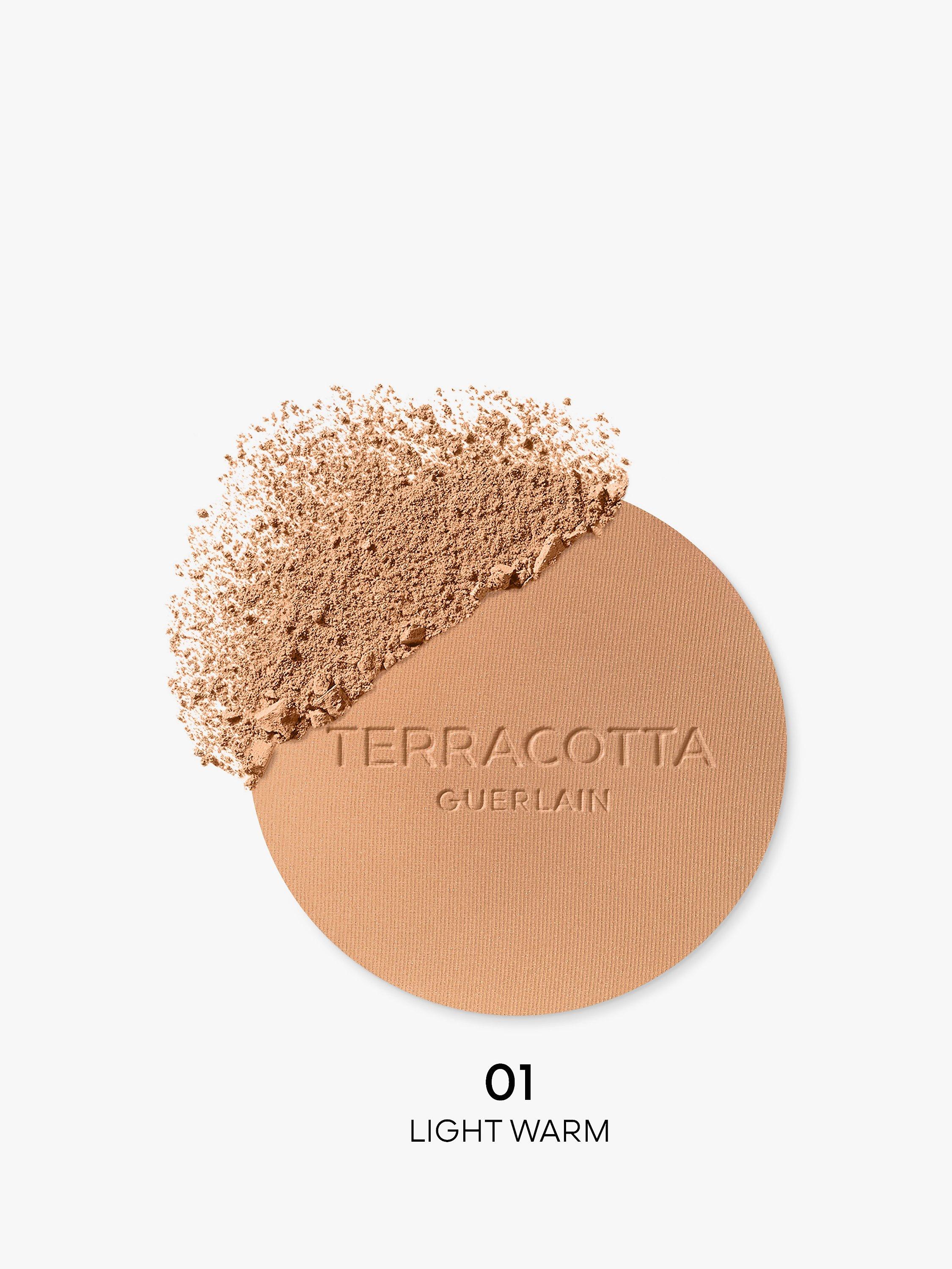 Product image 2 of 7, which shows Guerlain Terracotta The Bronzing Powder - 96% Naturally-Derived Ingredients, 01 Light Warm