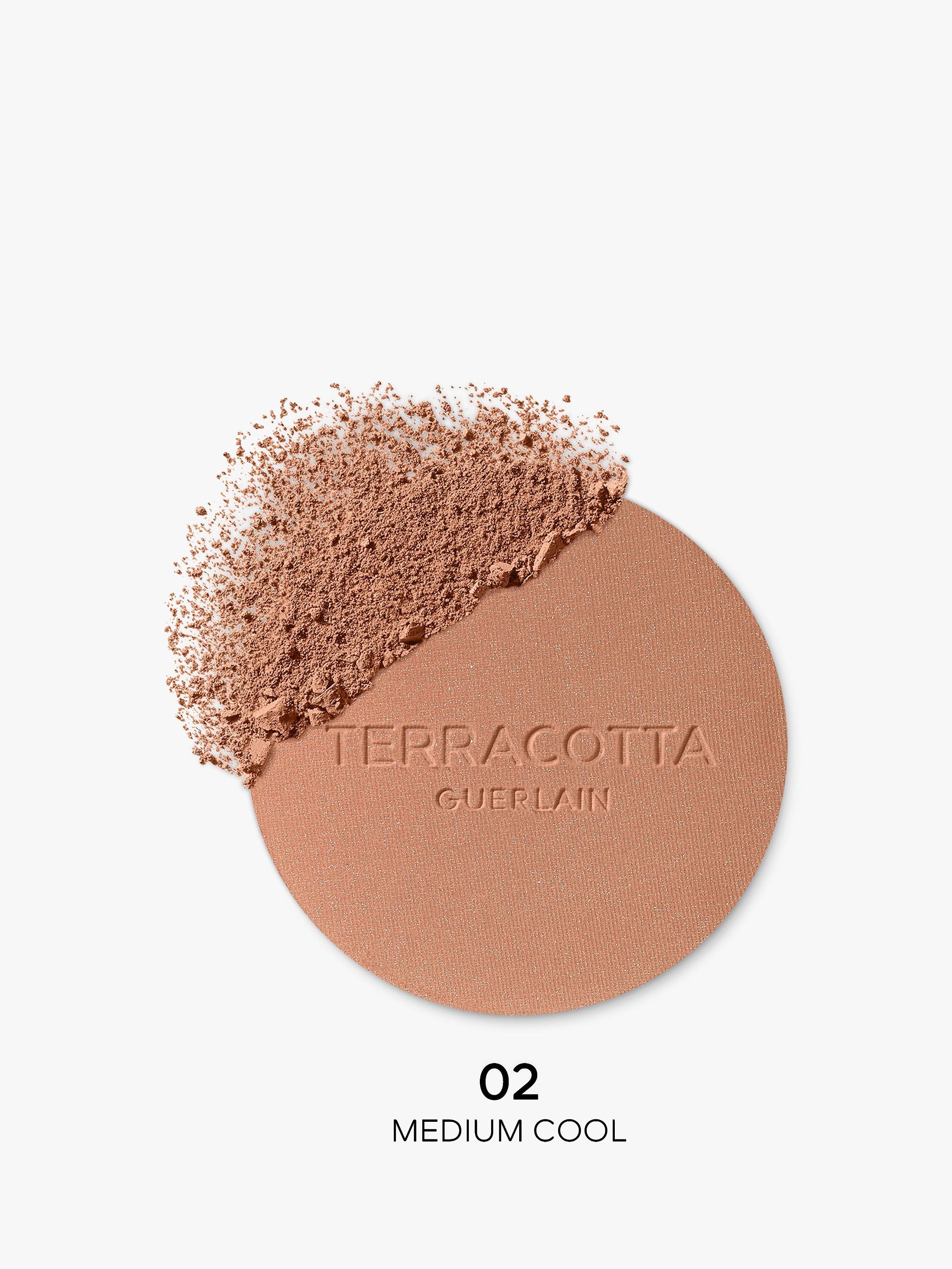Product image 2 of 7, which shows Guerlain Terracotta The Bronzing Powder - 96% Naturally-Derived Ingredients, 02 Medium Cool