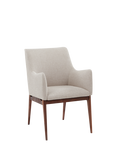 John Lewis Cara Dining Armchair, Natural/American Black Walnut