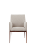 John Lewis Cara Dining Armchair, Natural/American Black Walnut