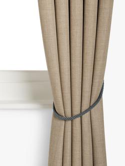 John Lewis Small Rope Tieback, Pack of 2 - view 2, Mid Grey