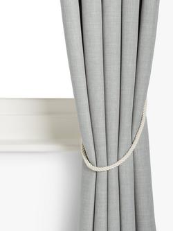 John Lewis Small Rope Tieback, Pack of 2 - view 2, Ivory