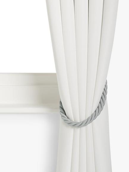 John Lewis Large Rope Tieback, Pack of 2 - view 2, Silver