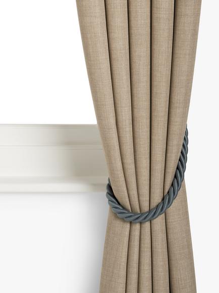 John Lewis Large Rope Tieback, Pack of 2 - view 2, Mid Grey