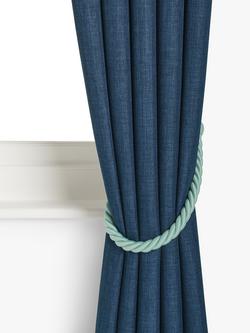 John Lewis Large Rope Tieback, Pack of 2 - view 2, Duck Egg