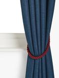 John Lewis Large Rope Tieback, Pack of 2, Burgundy