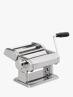 John Lewis Stainless Steel Pasta Machine, Silver