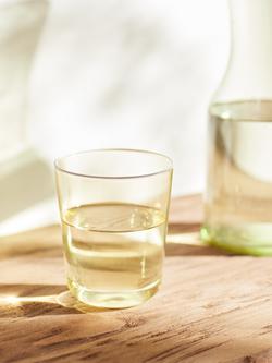 John Lewis White Rim Glass Tumbler, 350ml - view 2, Yellow/White