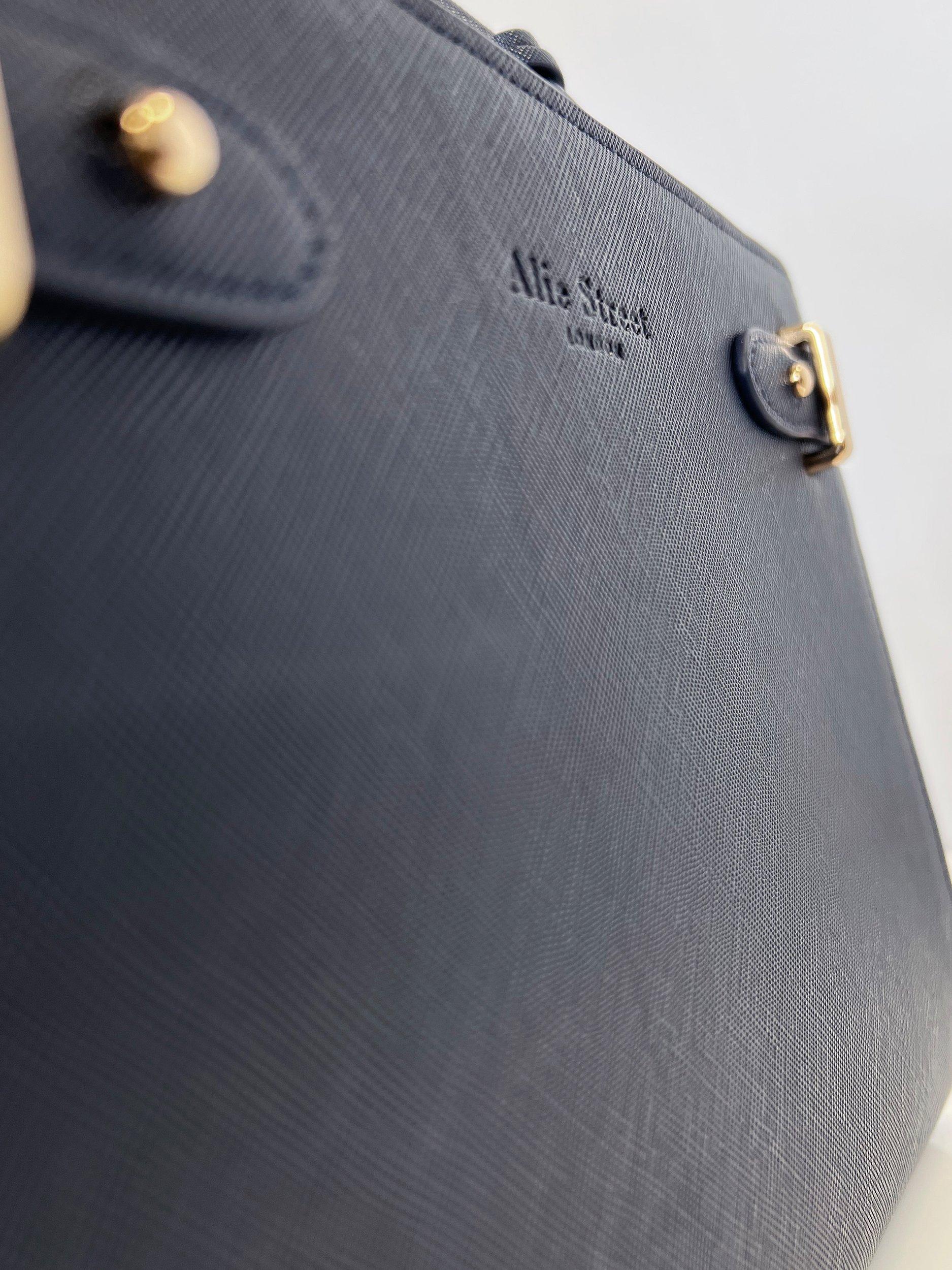 Product image 7 of 9, which shows Alie Street Derby Handbag, Navy Blue
