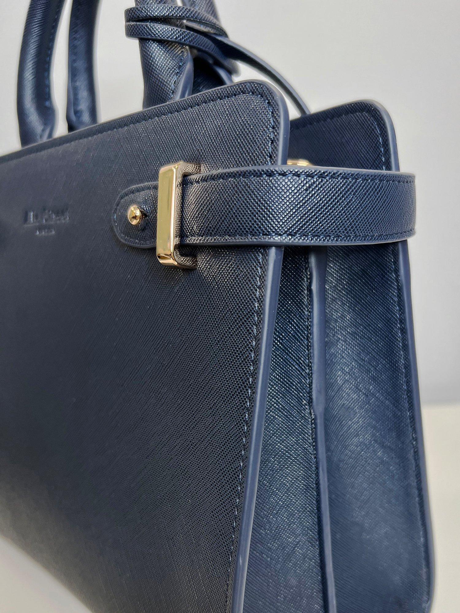 Product image 8 of 9, which shows Alie Street Derby Handbag, Navy Blue