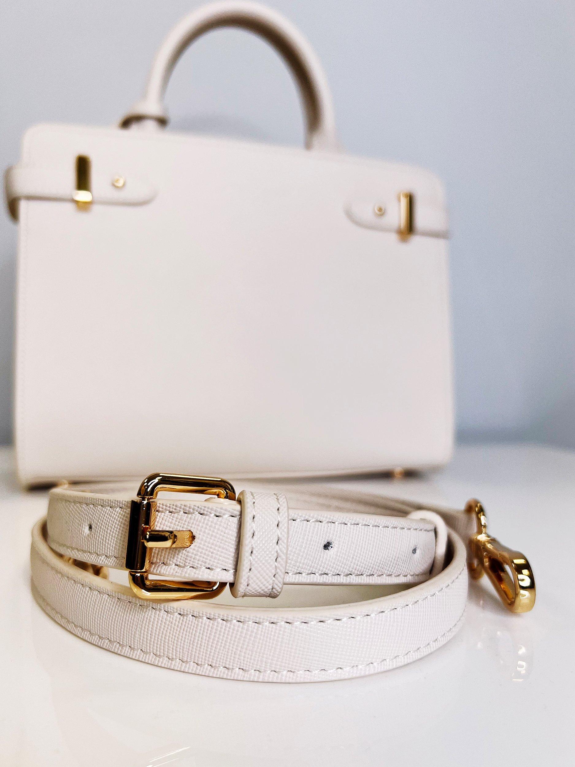 Product image 8 of 9, which shows Alie Street Derby Handbag, Nude