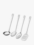 John Lewis Stainless Steel Kitchen Utensils, Set of 4