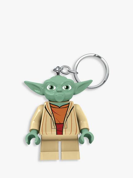 LEGO Star Wars Yoda Light Up Keyring, Green, Green