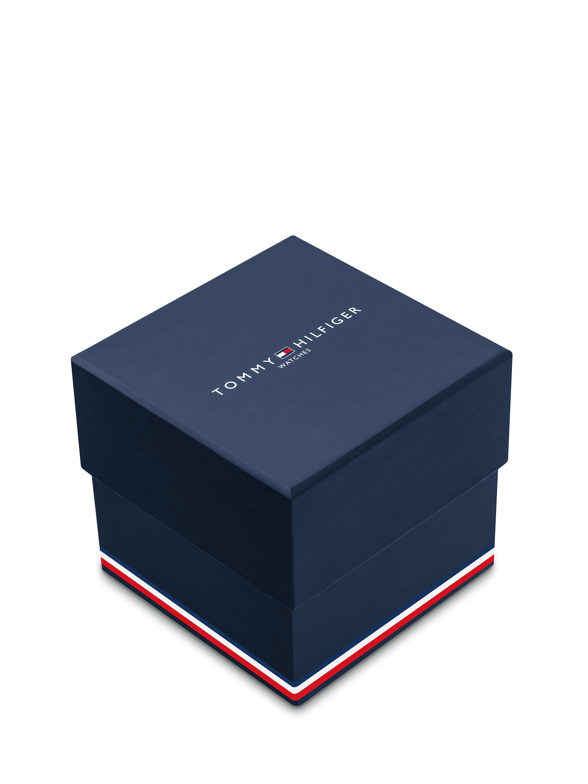 Product image 5 of 6, which shows Tommy Hilfiger Women's Crystal Detail Bracelet Strap Watch, Silver/Blue