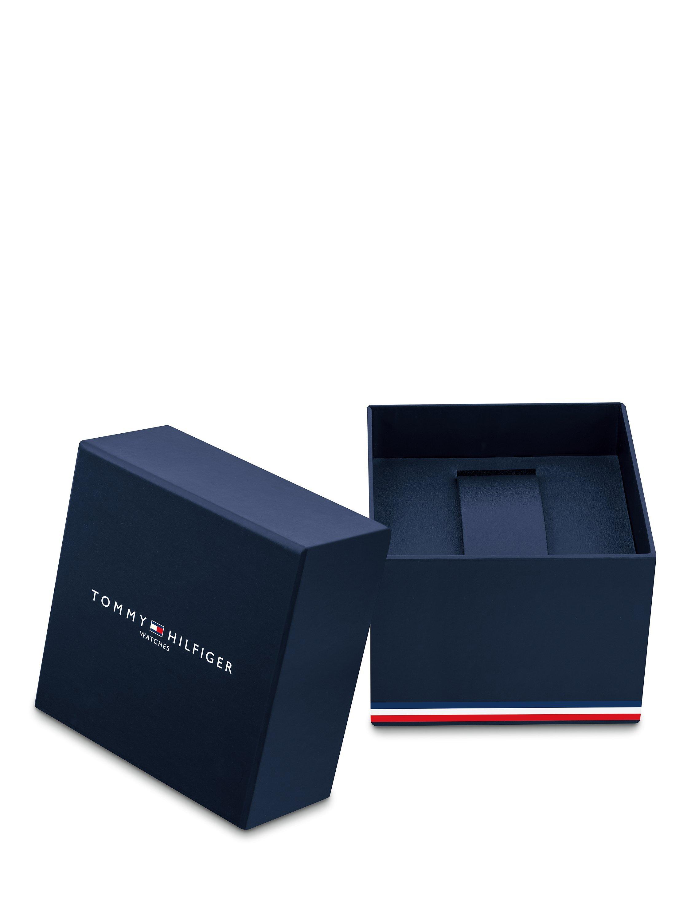 Product image 6 of 6, which shows Tommy Hilfiger Women's Crystal Detail Bracelet Strap Watch, Silver/Blue