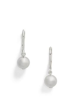 Lauren Ralph Lauren Sterling Silver Ball Drop Earrings, Silver, Silver