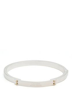 Lauren Ralph Lauren Sterling Silver Stud Bangle, Silver/Gold, Silver/Gold