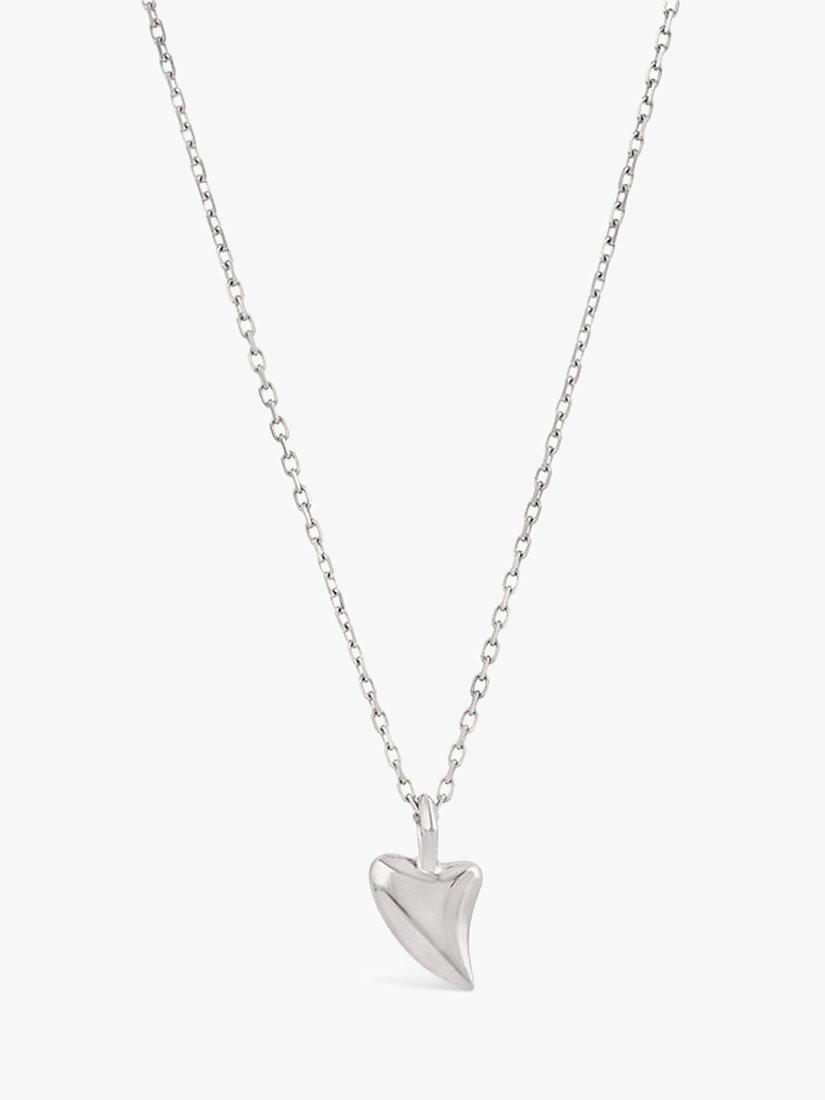 Dinny Hall Thalassa Baby Shark's Tooth Pendant Necklace, Silver