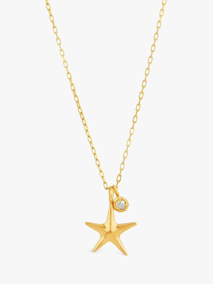 Dinny Hall Thalassa Ocean Treasures Starfish Duo Pendant Necklace