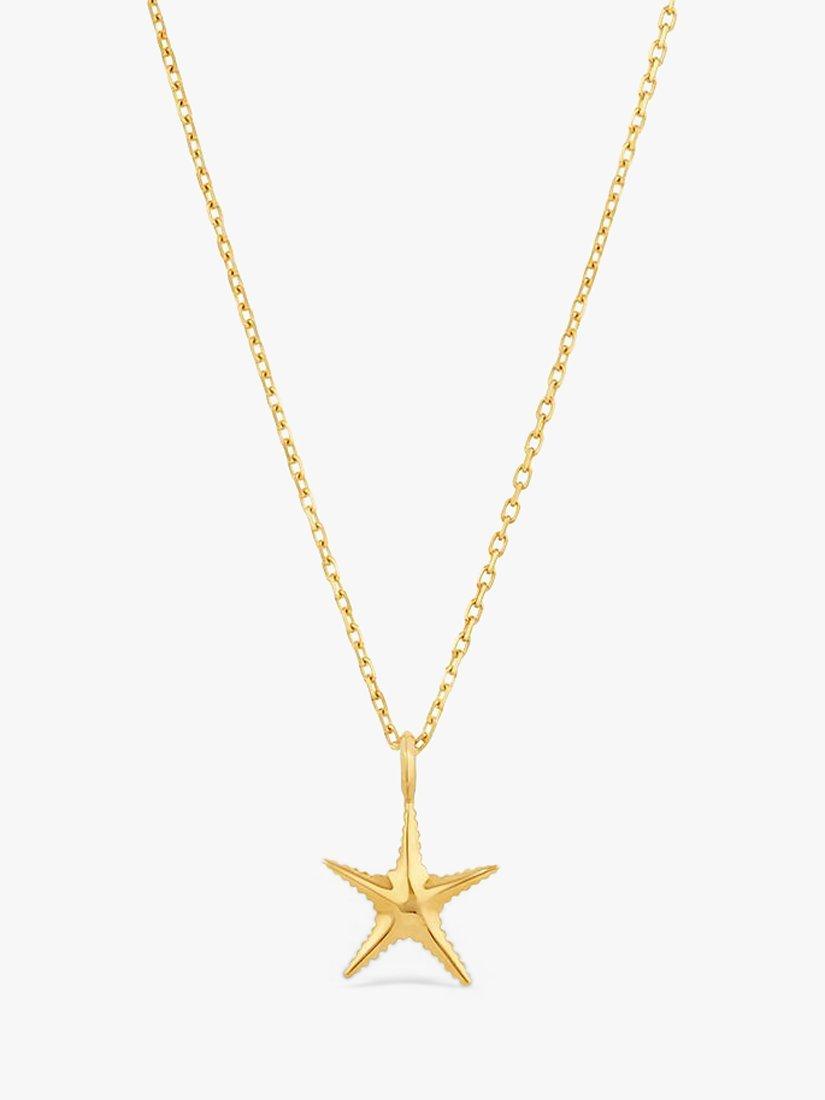 Dinny Hall Thalassa Starfish Pendant Necklace, Gold