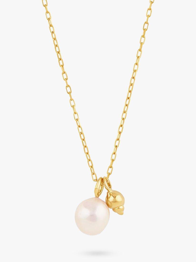 Dinny Hall Thalassa Ocean Treasures Pearl Duo Pendant Necklace