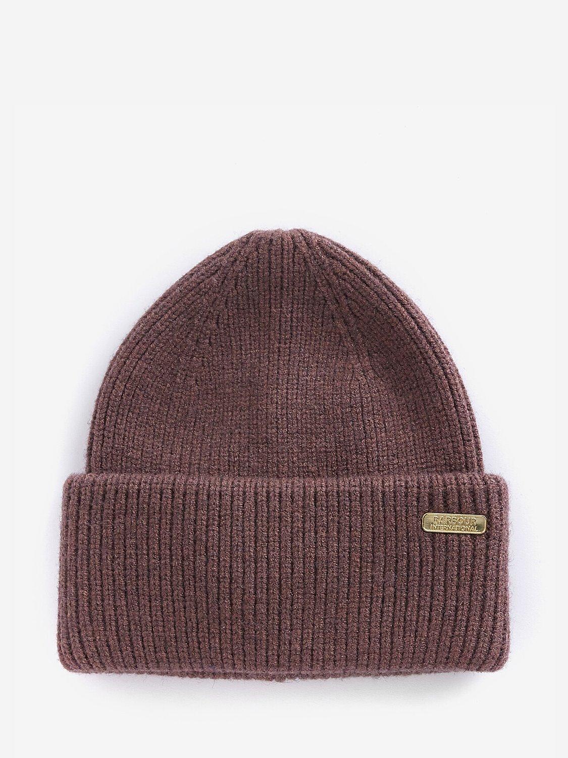 Barbour International Ellen Watchcap Beanie Hat, Pecan