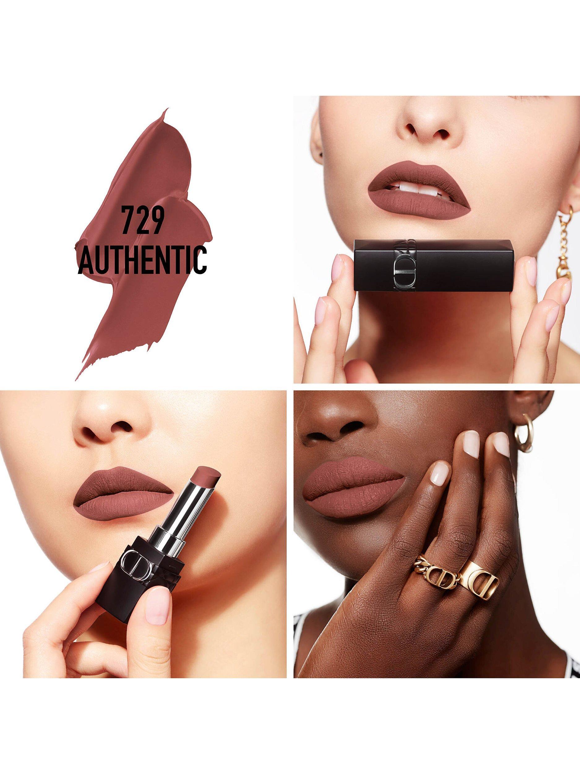 Product image 2 of 5, which shows DIOR Rouge DIOR Forever Lipstick, 729 Authentic