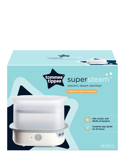 Tommee Tippee Super-Steam Advanced Electric Steriliser - view 2, White