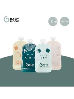 Babymoov Reuseable Pouches, Pack of 20, Multi - view 2, MUlti