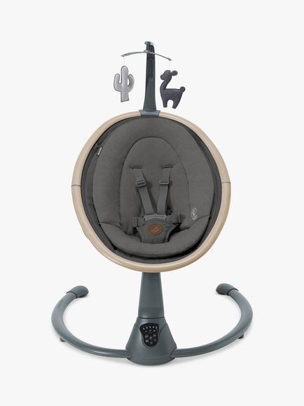 Maxi-Cosi Cassia Swing Beyond Electric Baby Swing, Graphite, Multi
