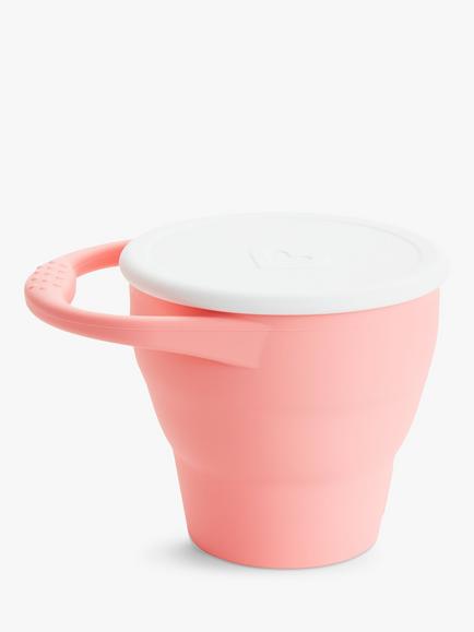 Munchkin C'est Silicone! Snack Catcher, Coral