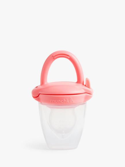 Munchkin Silicone Baby Food Feeder - view 2, Pink